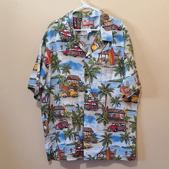RJC Hawaiian Cotton Shirt - Picture 1 of 6